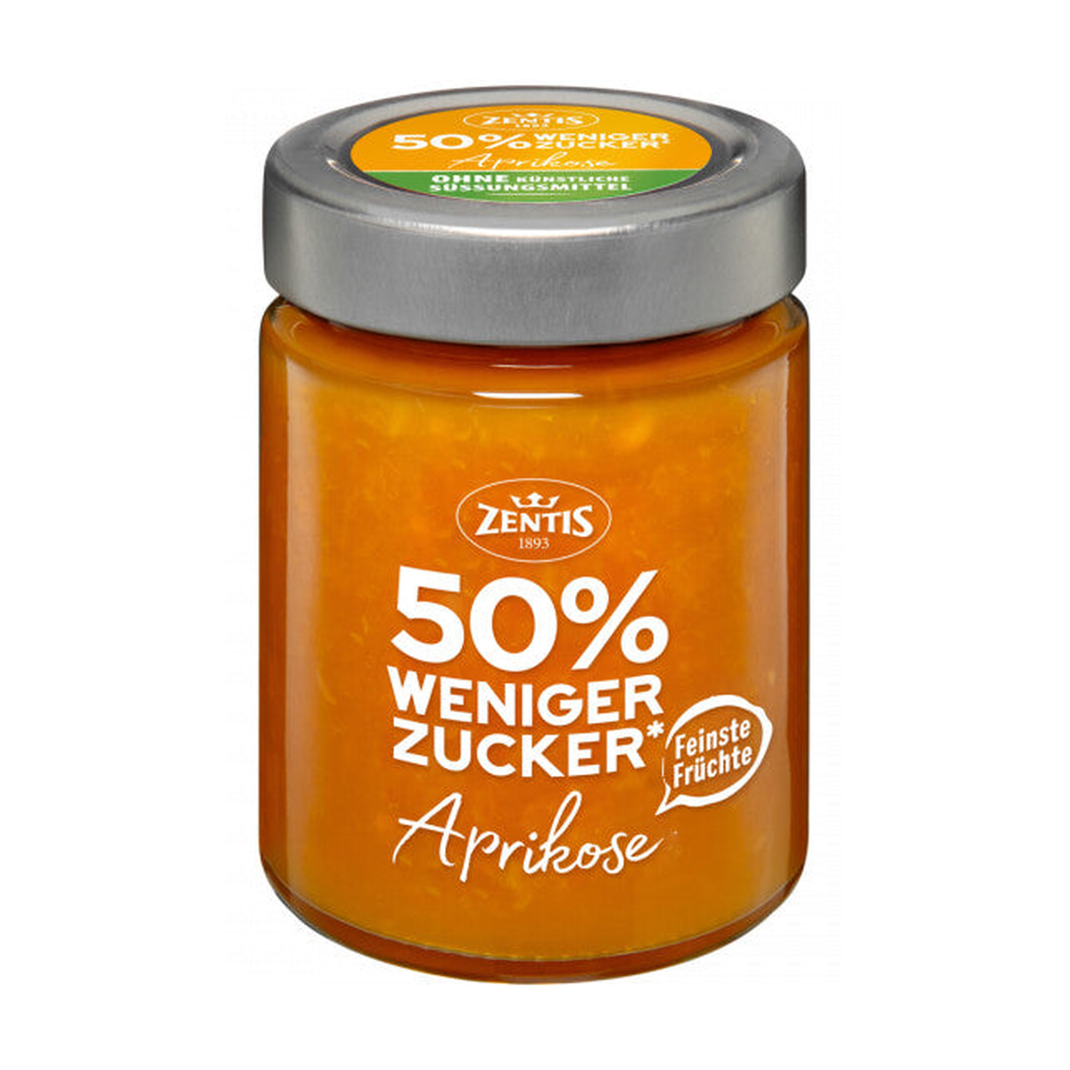Zentis 50% меньше сахар фруктовая намазка абрикос 195g