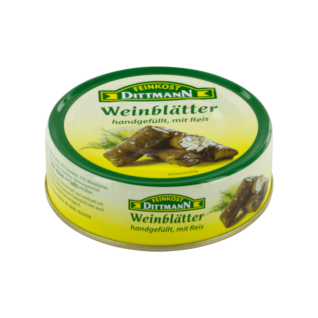 Feinkost Dittmann Weinblätter mit Reis in Öl 200g