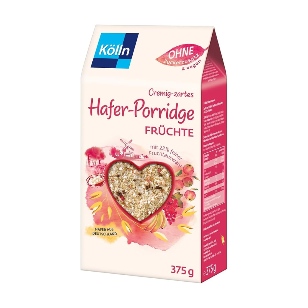 Kölln Cremig-zartes Hafer-Porridge Früchte 375g