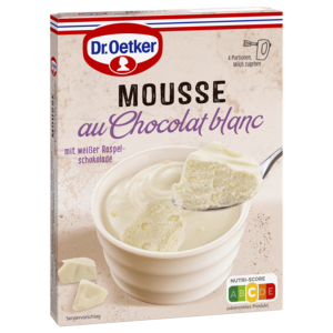 Dr.Oetker Mousse au Chocolat blanc für 250ml 75g