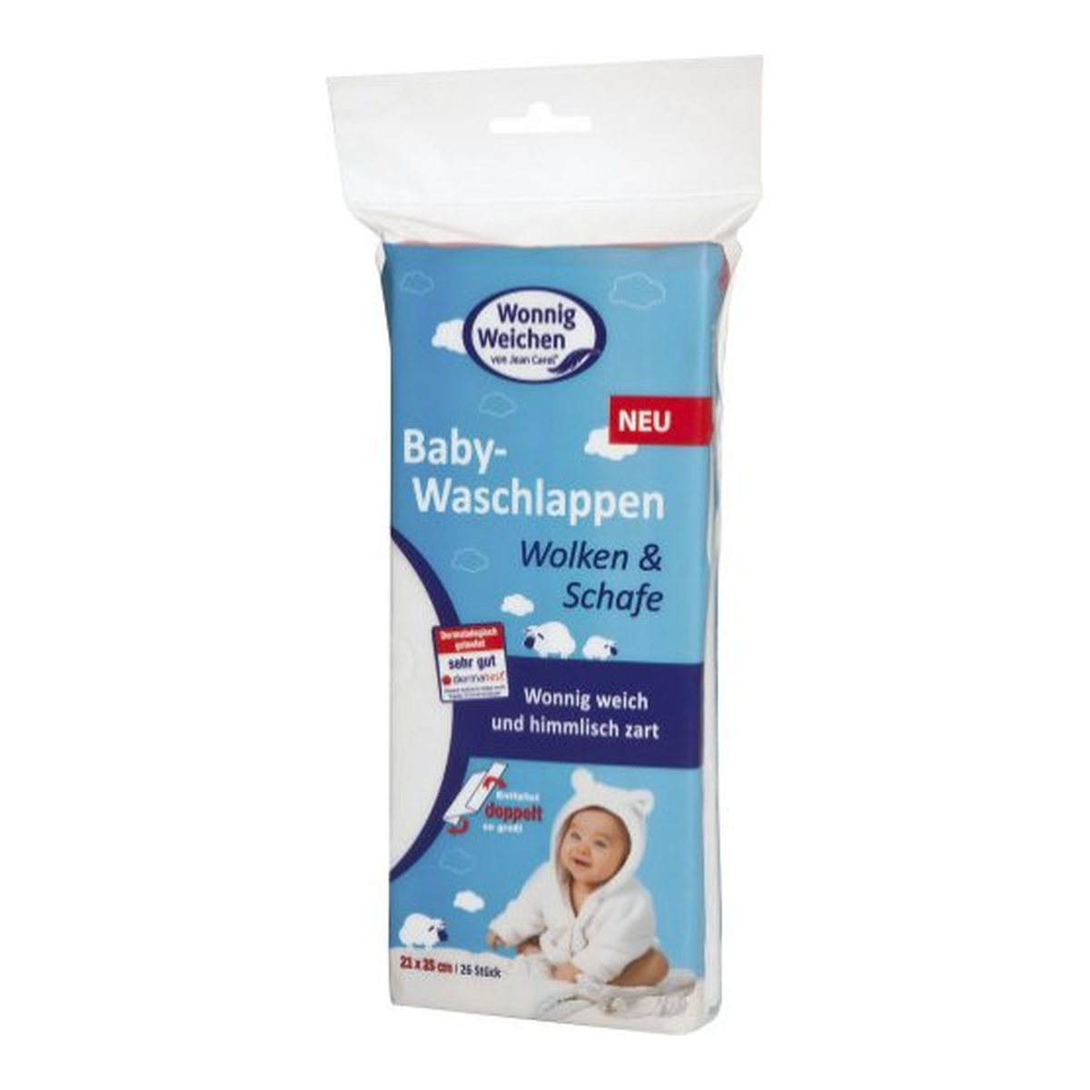 Jean Carol Waschlappen Baby 26ST