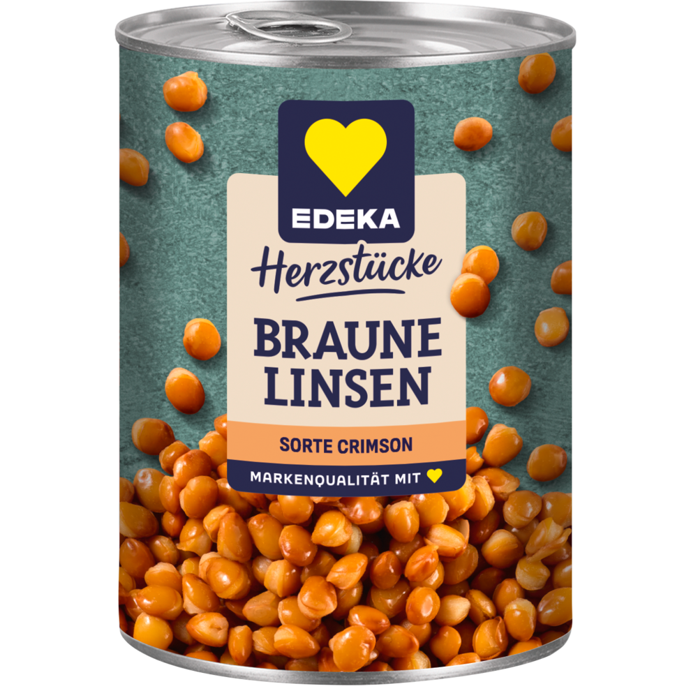 EDEKA Herzstücke Braune Linsen 400g