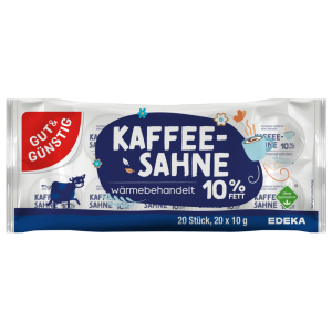 GUT&GÜNSTIG Kaffeesahne wärmebehandelt 20x10g VLOG