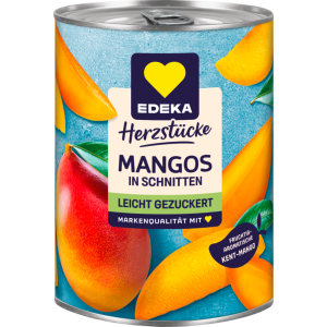 EDEKA Herzstücke Mangos in Schnitten leicht gezuckert 410g