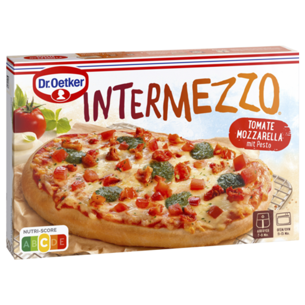 Dr.Oetker Intermezzo Tomate Mozzarella mit Pesto 185g