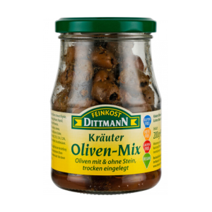 Feinkost Dittmann Kräuteroliven Mix 200g