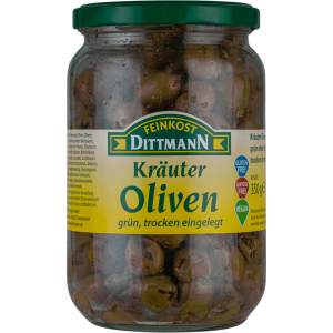 Feinkost Dittmann Kräuteroliven ohne Stein 350g