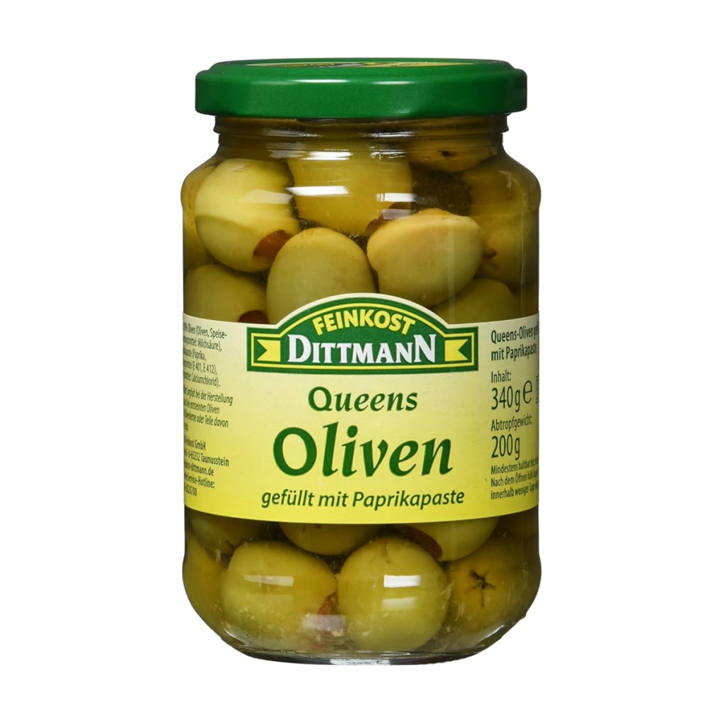 Feinkost Dittmann Queens Oliven gefüllt Paste 250g
