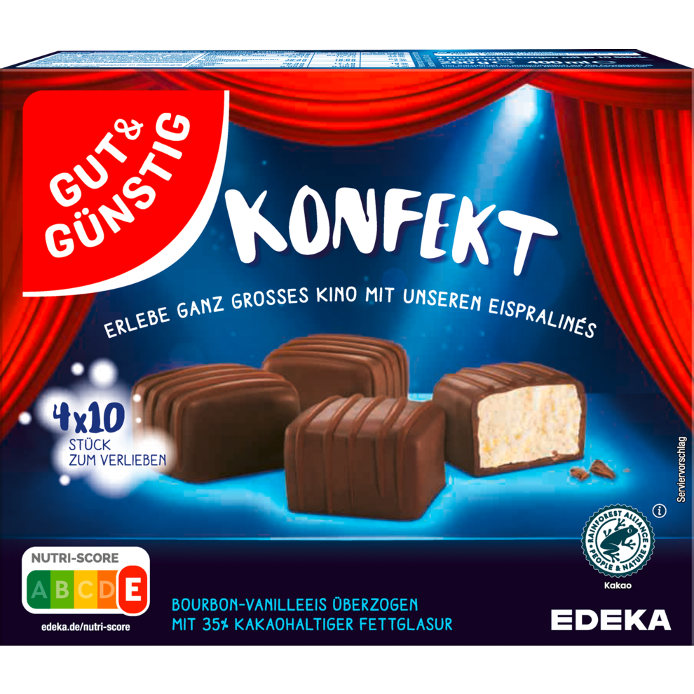 GUT&GÜNSTIG Eiskonfekt Bourbon Vanille 400ml
