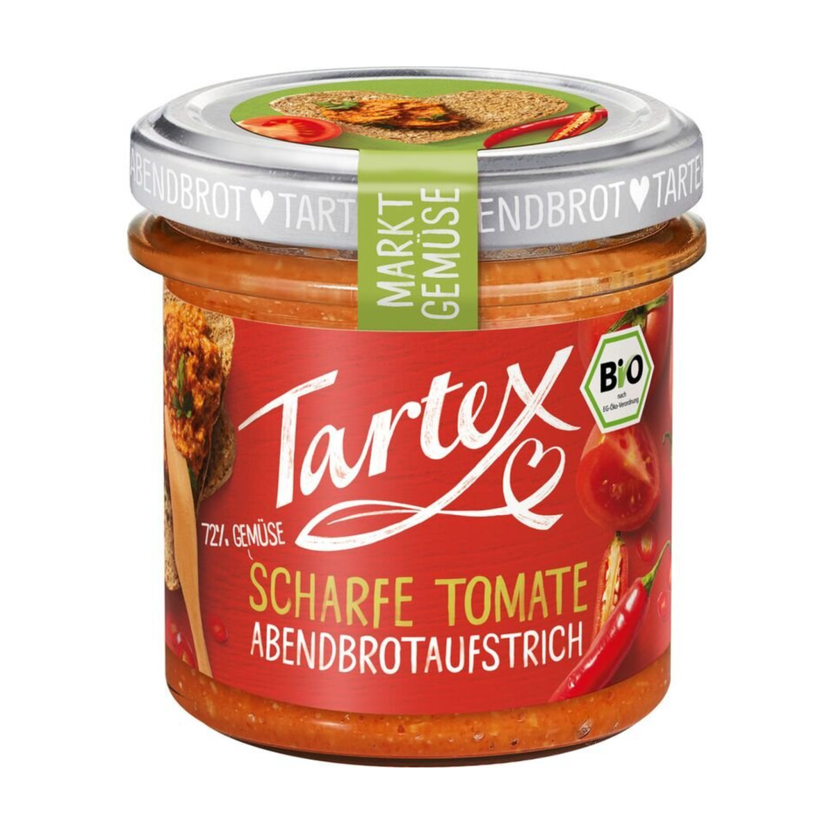 Bio Tartex Markt-Gemüse scharfe Tomate 135g