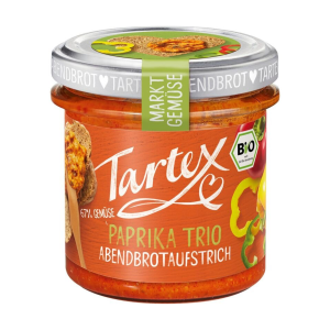 Bio Tartex Markt-Gemüse Paprika Trio 135g