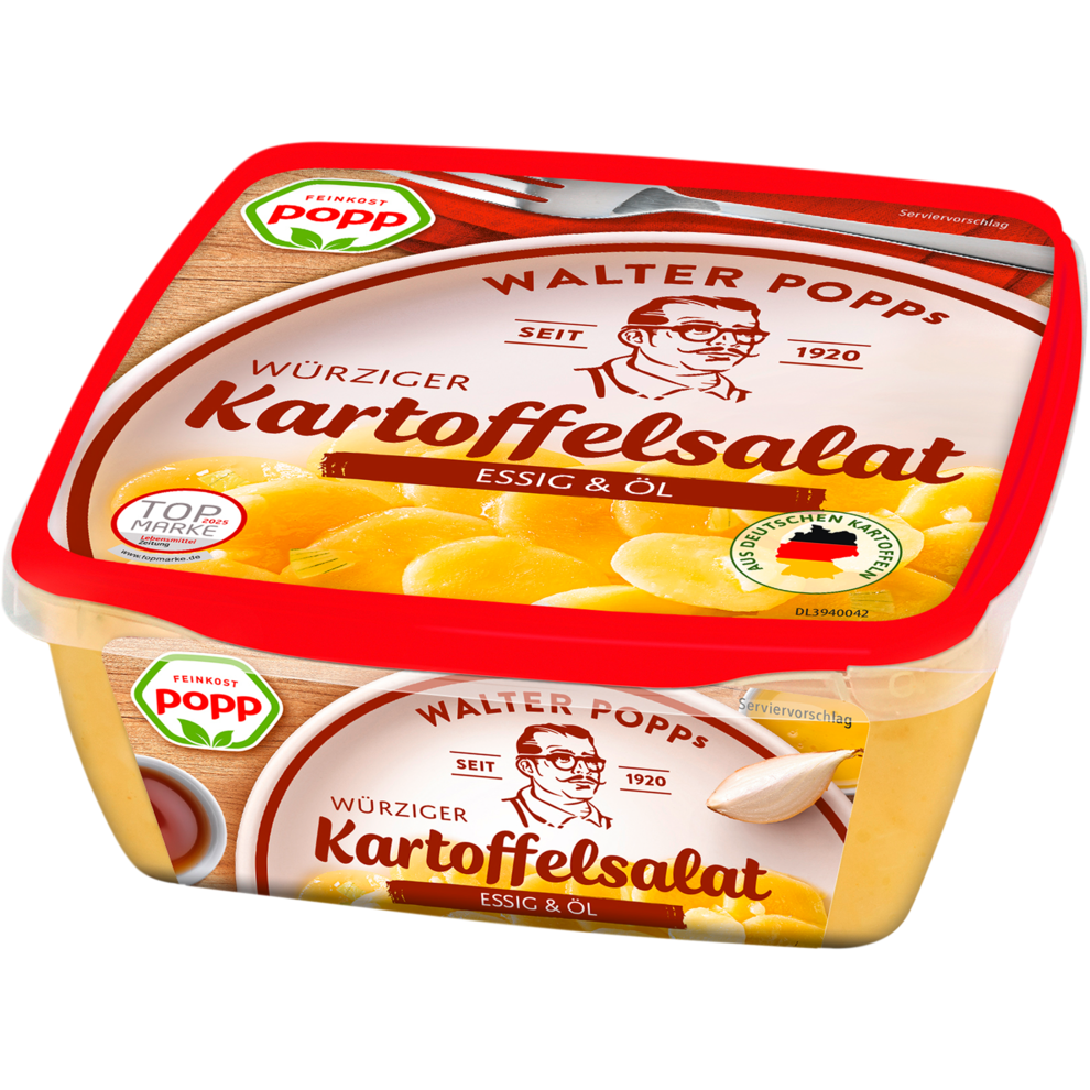 Popp Kartoffelsalat mit Essig&Öl 400g