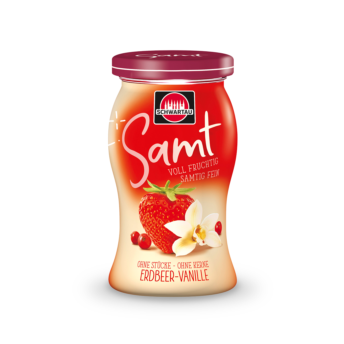 Schwartau Samt Erdbeer-Vanille 270g