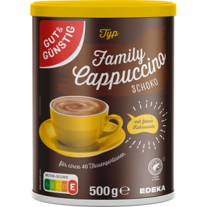 GUT&GÜNSTIG Cappuccino Family Typ Schoko 500g