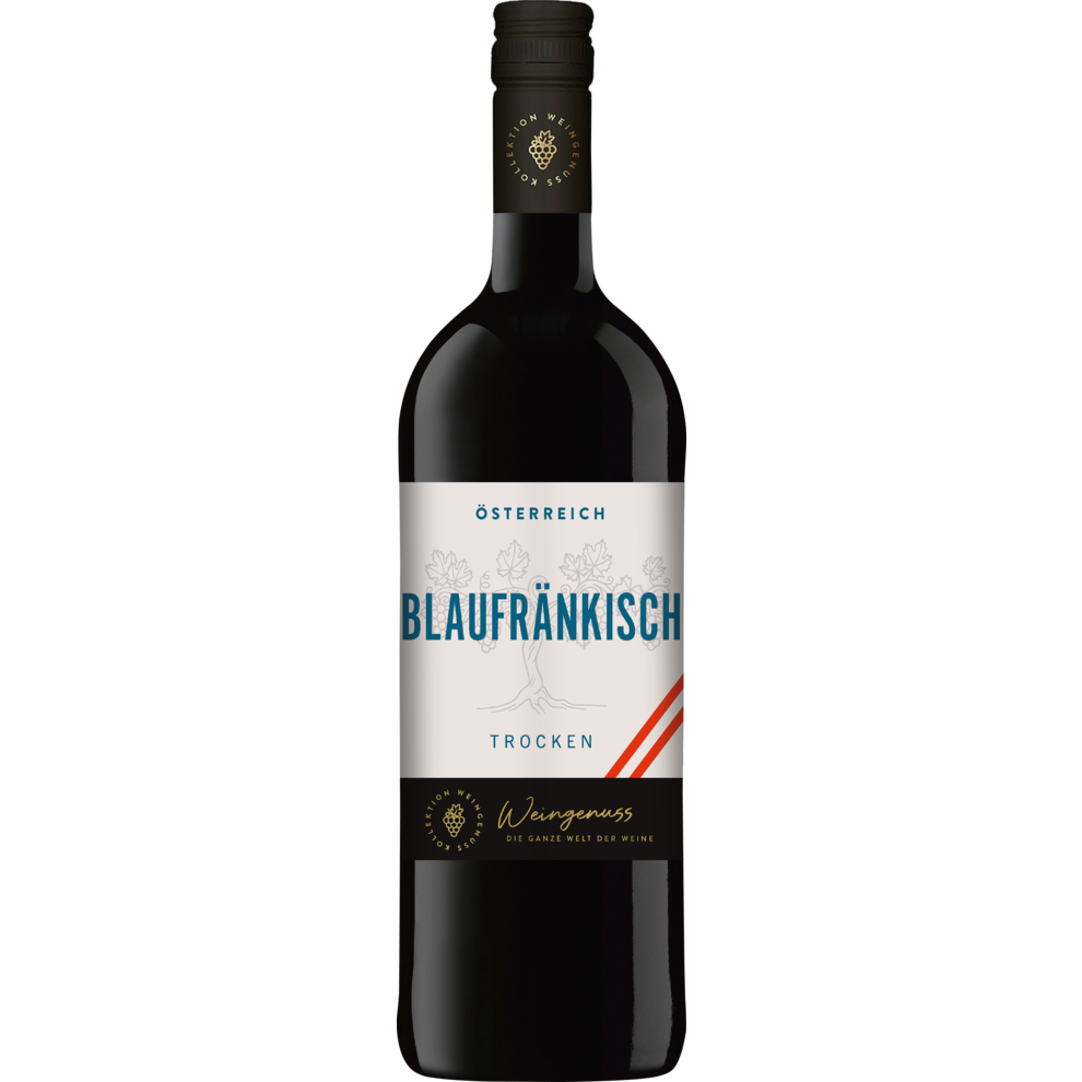 Wein-Genuss Blaufränkisch Qualitätswein trocken 1l