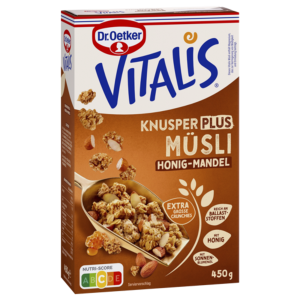 Dr.Oetker Vitalis Knusper Plus Müsli Honig-Mandel 450g