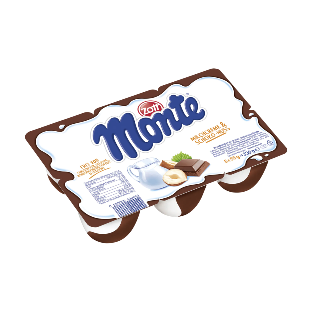 Zott Monte -30% Zucker 6x55g
