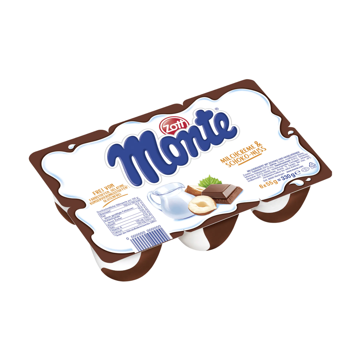 Zott Monte -30% Zucker 6x55g