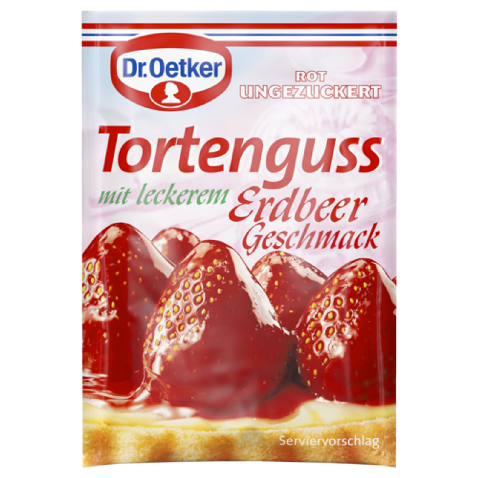 Dr.Oetker Tortenguss Erdbeer für 3x250ml 37,5g