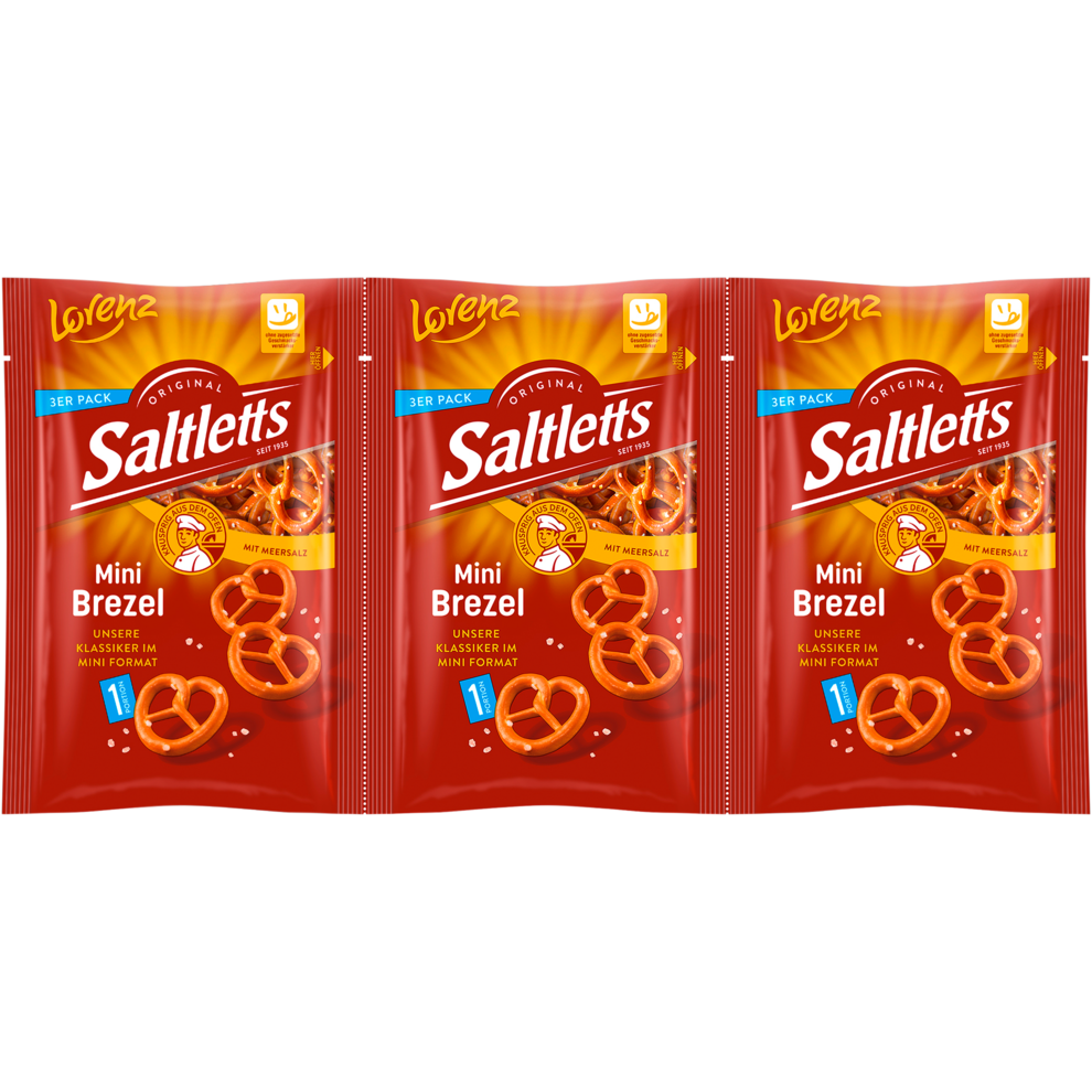 Saltletts Mini Brezel 3x40g