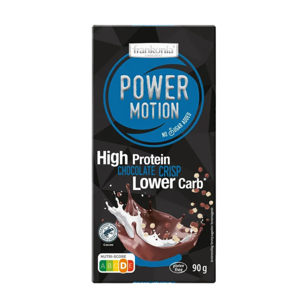 Frankonia NSA Proteintafel Chocolate Crisp mit Süßungsmittel ohne Zuckerzusatz 90g