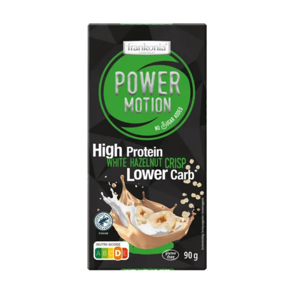 Frankonia NSA Proteintafel White Hazelnut Crisp mit Süßungsmittel ohne Zuckerzusatz 90g