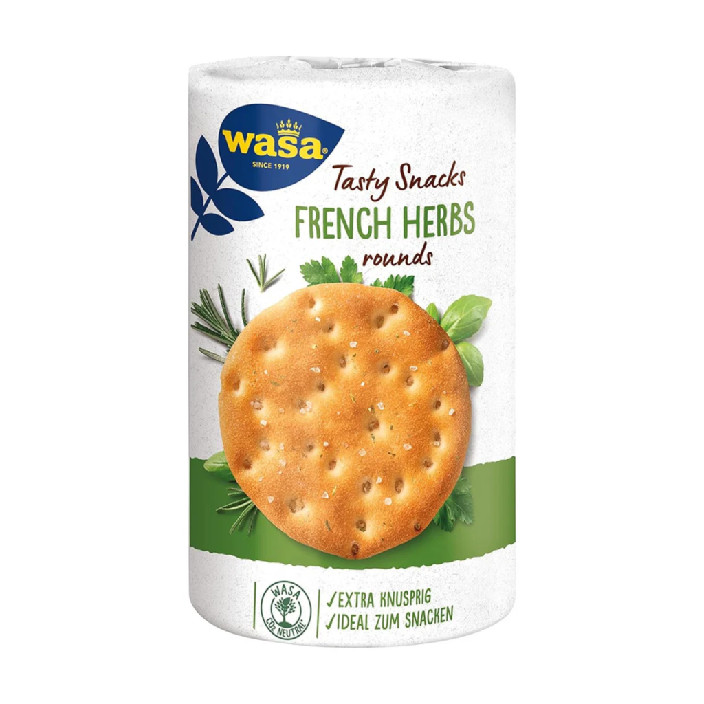 Wasa Tasty Snacks Rounds Herbs 205g