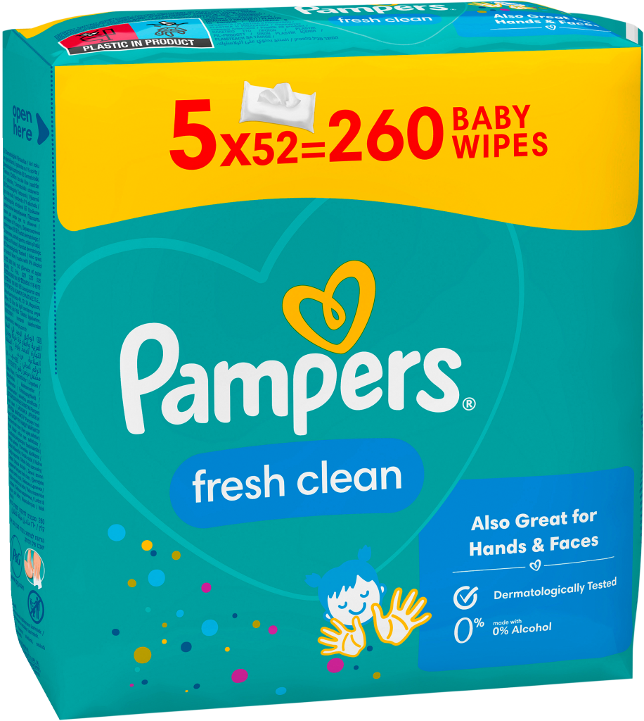 Pampers Feuchttücher Fresh Clean 5x52ST