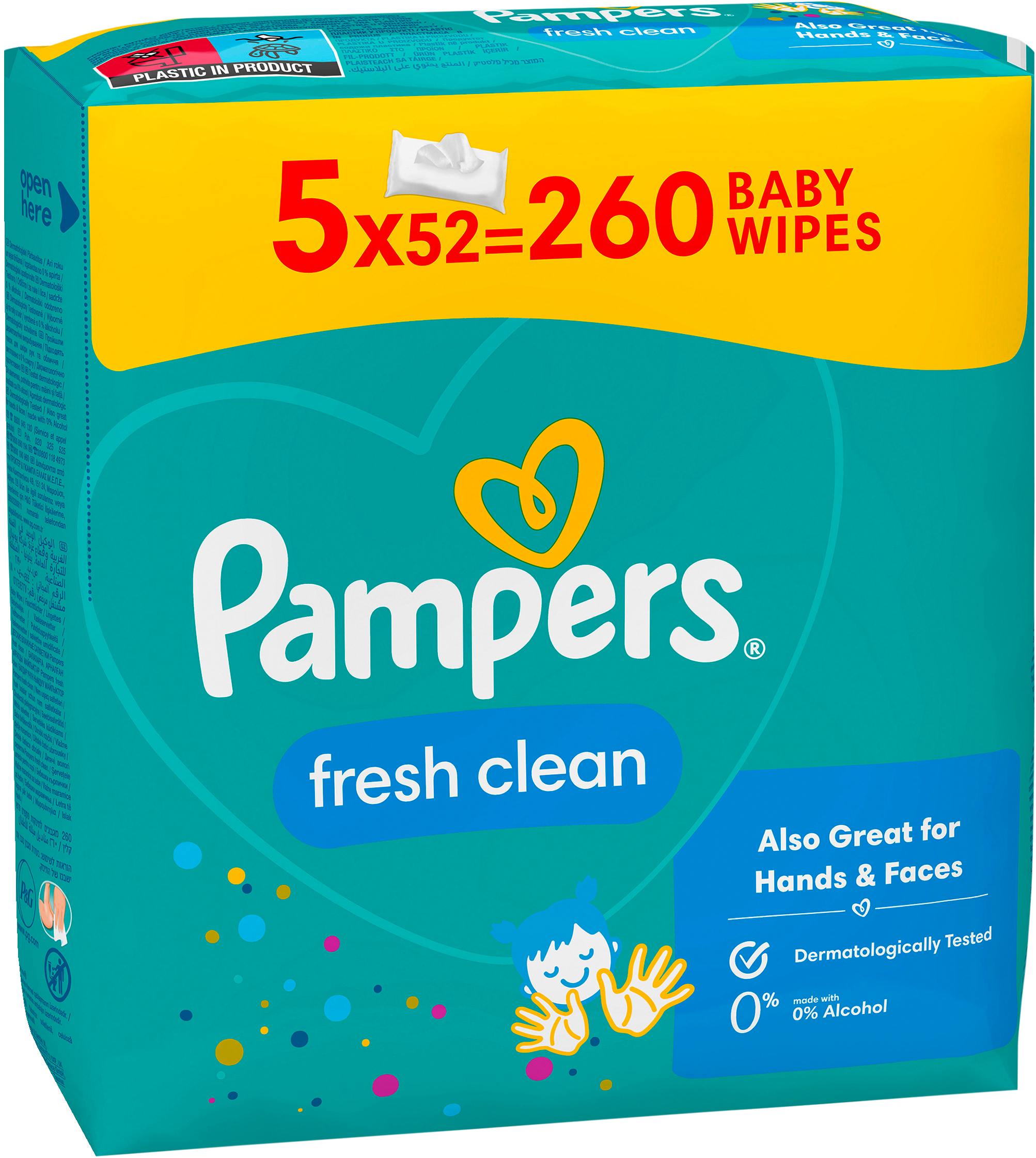Pampers Feuchttücher Fresh Clean 5x52ST