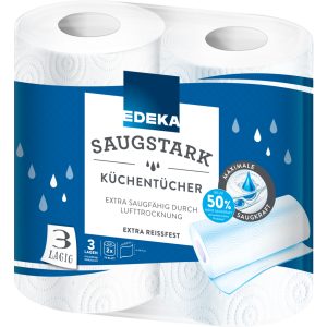 EDEKA Küchentücher extra saugstark TAD 3lagig 2x70Blatt