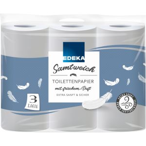 EDEKA Toilettenpapier samtweich TAD 3lagig 9x140BL