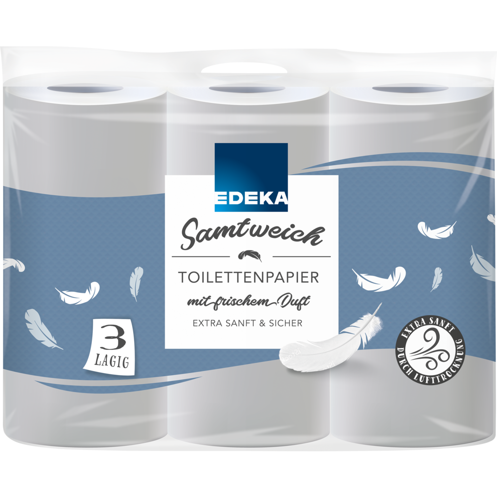 EDEKA Toilettenpapier samtweich TAD 3lagig 9x140BL