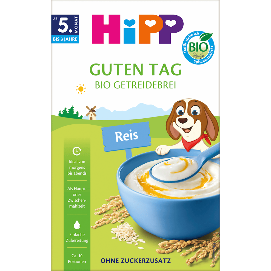 Bio Hipp Getreidebrei 100% Reis ab dem 5.Monat 200g