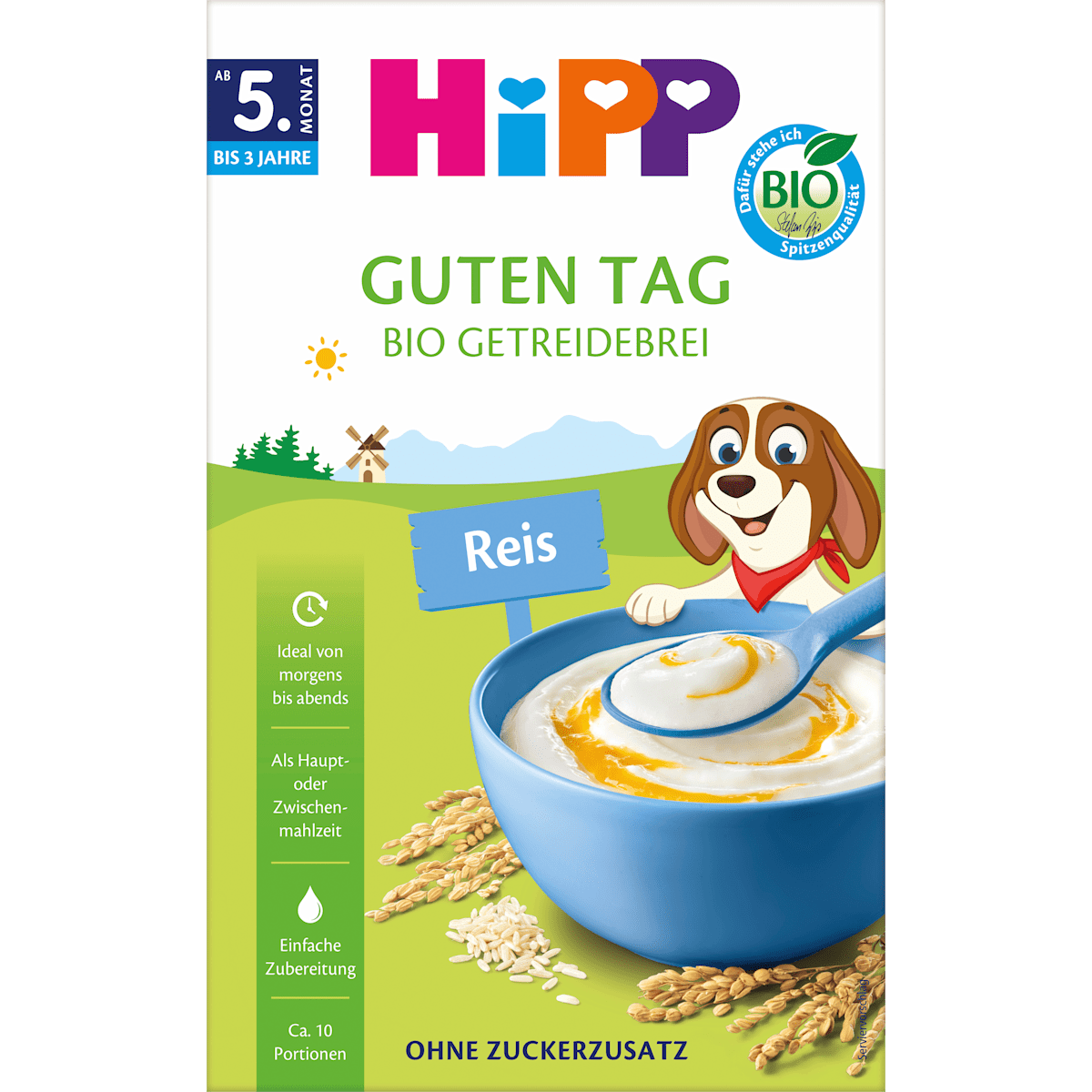 Bio Hipp Getreidebrei 100% Reis ab dem 5.Monat 200g