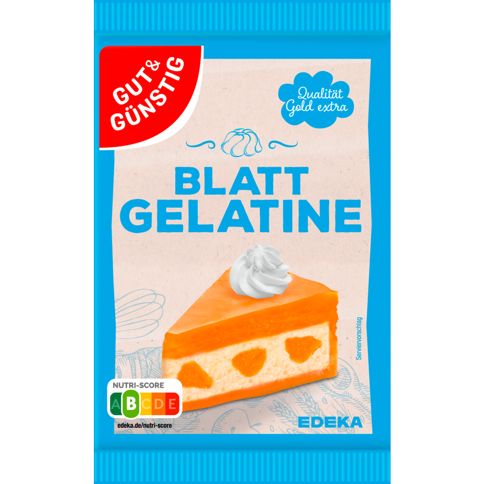 GUT&GÜNSTIG Blattgelatine 20g