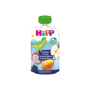 Bio Hipp Hippis Drachenfrucht-Johannisbeere in Apfel-Birne ohne Zuckerzusatz ab 1Jahr 100g