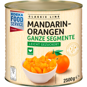 EDEKA Foodservice Classic Mandarin-Orangen leicht gezuckert 2500g