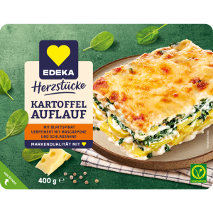 EDEKA Herzstücke Kartoffel-Blattspinat Auflauf 400g