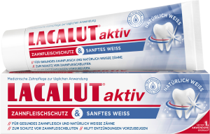Lacalut Aktiv Zahncreme Zahnfleischschutz&Sanftes Weiß 75ml
