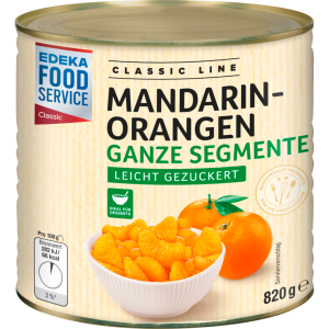 EDEKA Foodservice Classic Mandarin-Orangen leicht gezuckert 820g