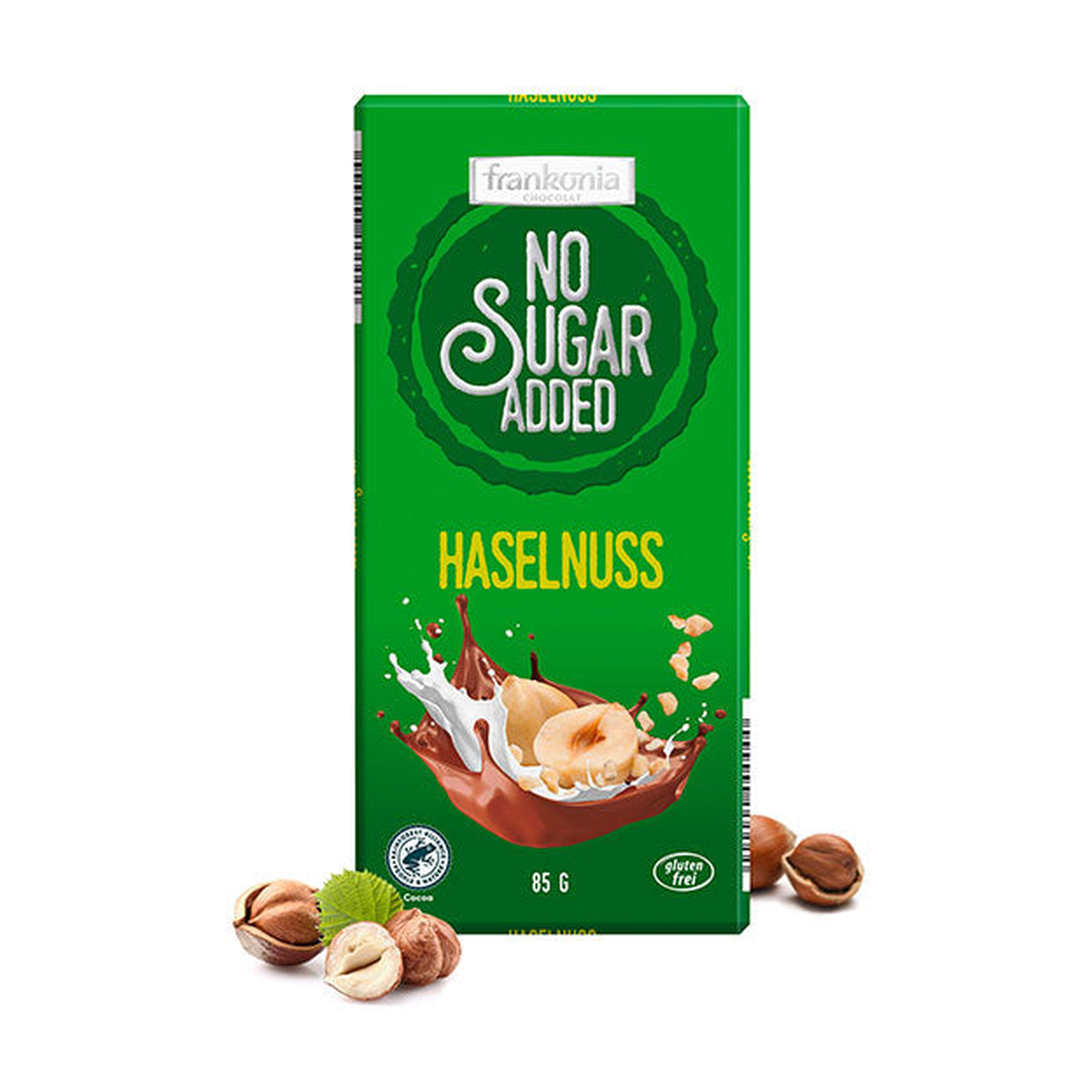 Frankonia Vollmilch-Nuss no sugar 85g