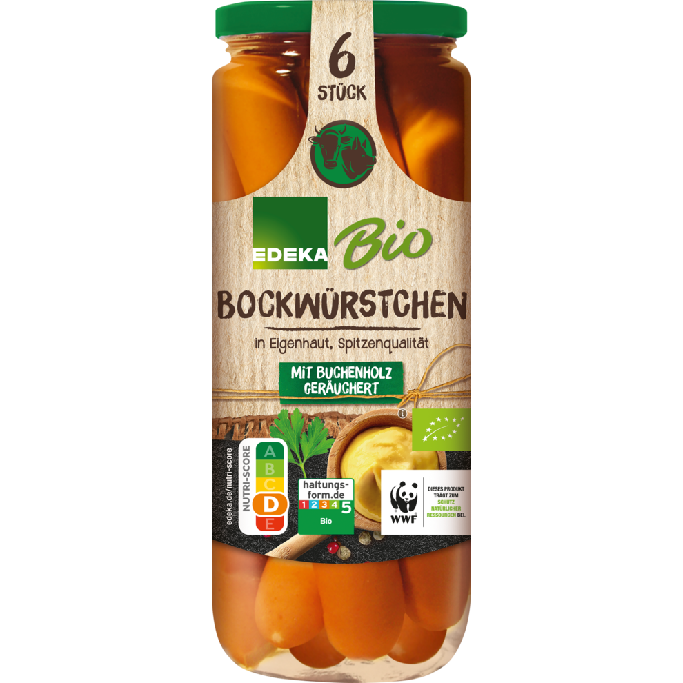 Bio EDEKA Bockwürstchen 6ST 395g