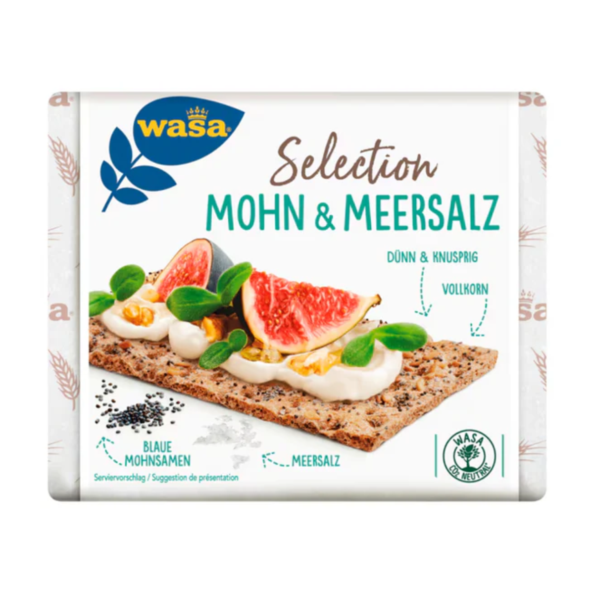 Wasa Mohn & Meersalz 245g