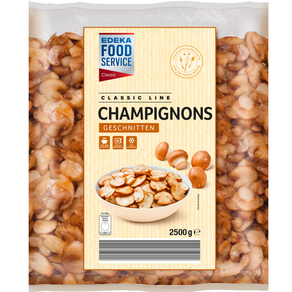 EDEKA Foodservice Classic Champignon geschnitten 2,5kg
