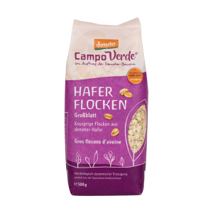 Demeter Campo Verde Haferflocken Großblatt 500g