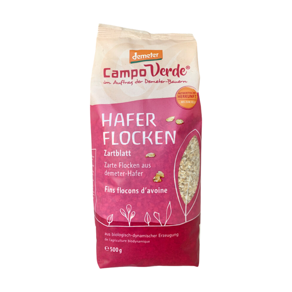 Demeter Campo Verde Haferflocken zartblatt 500g