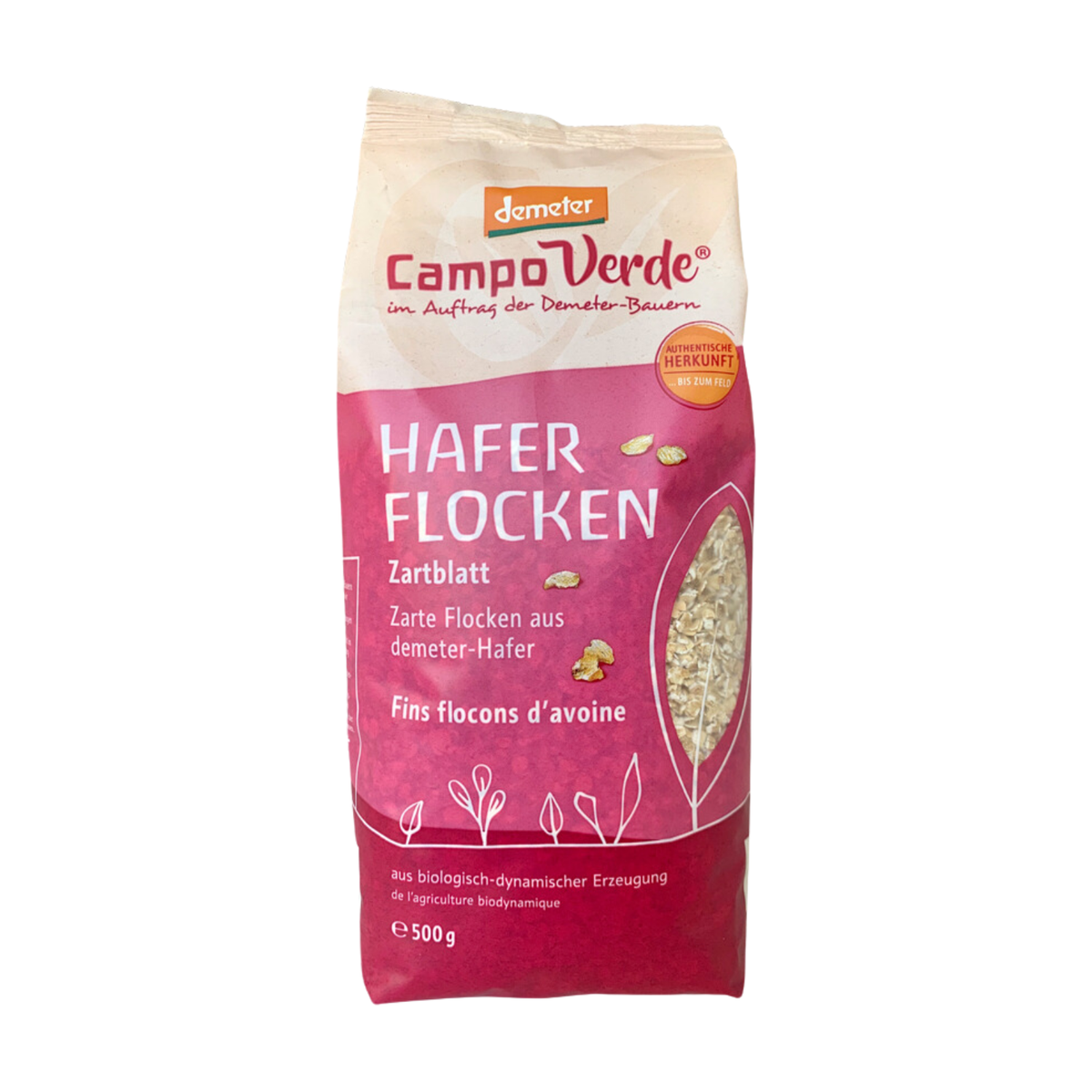 Demeter Campo Verde Haferflocken zartblatt 500g