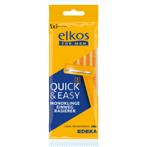 EDEKA Elkos 1-Klingen-Einwegrasierer 5ST