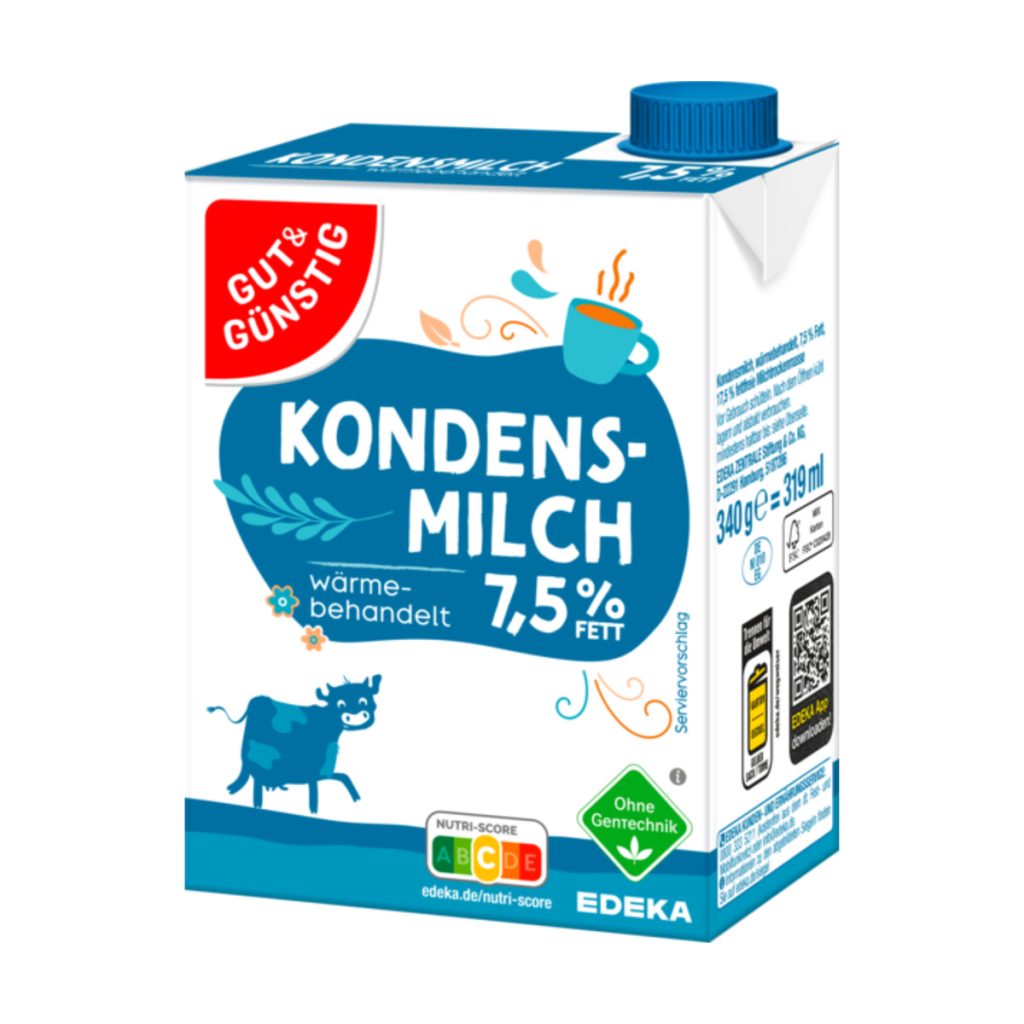 GUT&GÜNSTIG Kondensmilch 7,5% 340g VLOG