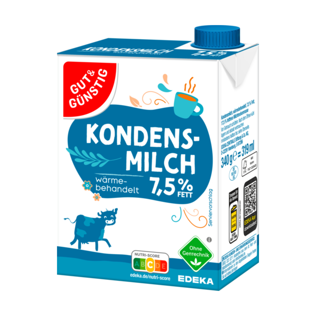 GUT&GÜNSTIG Kondensmilch 7,5% 340g VLOG